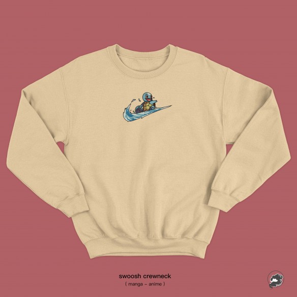 Carapuce Custom | Pokémon | Sweat-shirt brodé - Pokemon - Le Nuage Orange