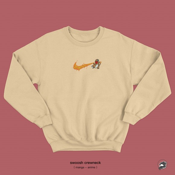 Salamèche Custom | Pokémon | Sweat-shirt brodé - Pokemon - Le Nuage Orange