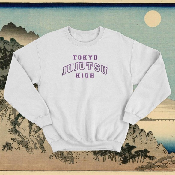 Tokyo Jujutsu High | Jujutsu Kaisen | Sweat-shirt brodé - Jujutsu Kaisen - Le Nuage Orange