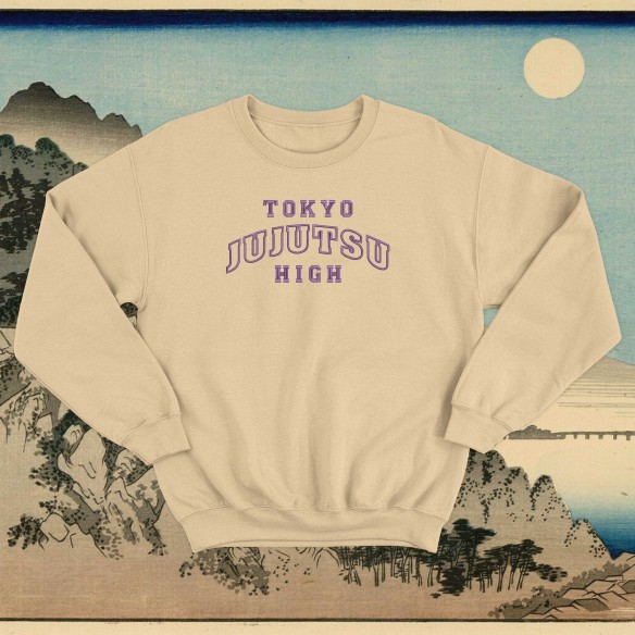 Tokyo Jujutsu High | Jujutsu Kaisen | Sweat-shirt brodé - Jujutsu Kaisen - Le Nuage Orange