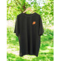 T-shirt Oversize Noir Vintage - Collection Nuage - Collection Nuage - Le Nuage Orange