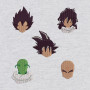Dragon Ball Characters Head Set | Dragon Ball Z | Sweat-shirt brodé - Dragon Ball Z - Le Nuage Orange