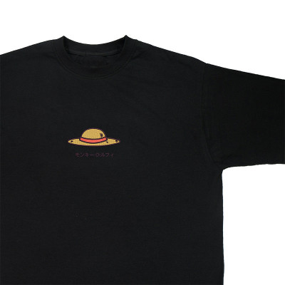 Luffy Hat | One Piece | T-shirt brodé - One Piece - Le Nuage Orange