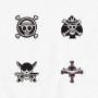 One Piece Emblem Set | One Piece | Sweat-shirt brodé - One Piece - Le Nuage Orange