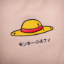 Luffy Hat | One Piece | Sweat à capuche brodé - One Piece - Le Nuage Orange
